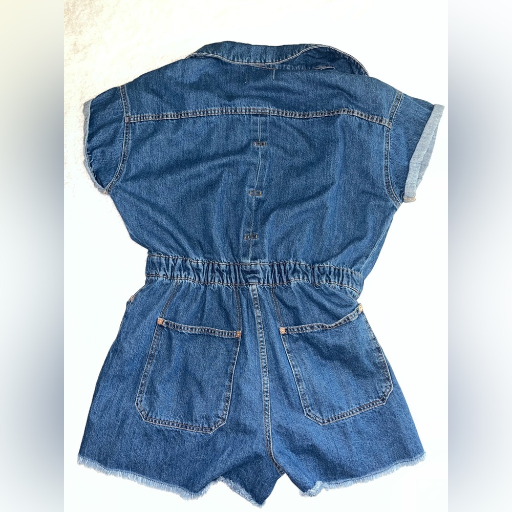 We The Free Light Blue Denim Jumpsuit - Picture 5 of 9